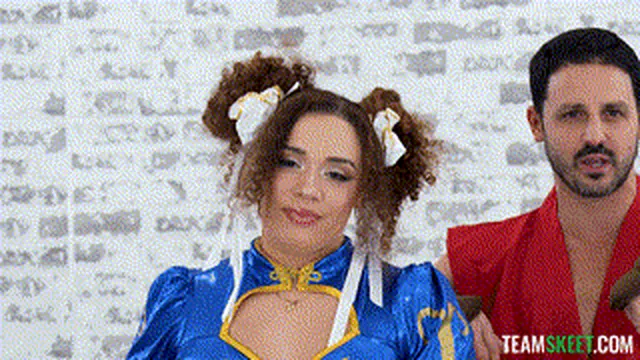 TeamSkeetSingles – 26.05.18 – Willow Ryder vs Zoey Uso! Fight! (Street Fighter Parody) – 1080p {Se7enSeas} Video
